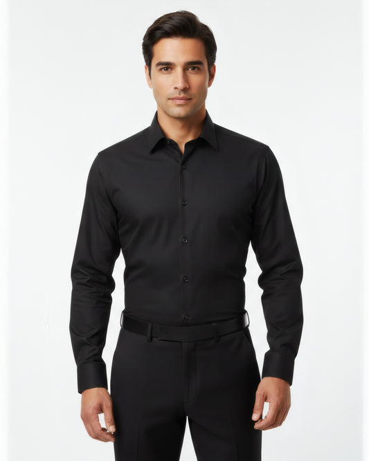 Premium Black Dress Shirt
